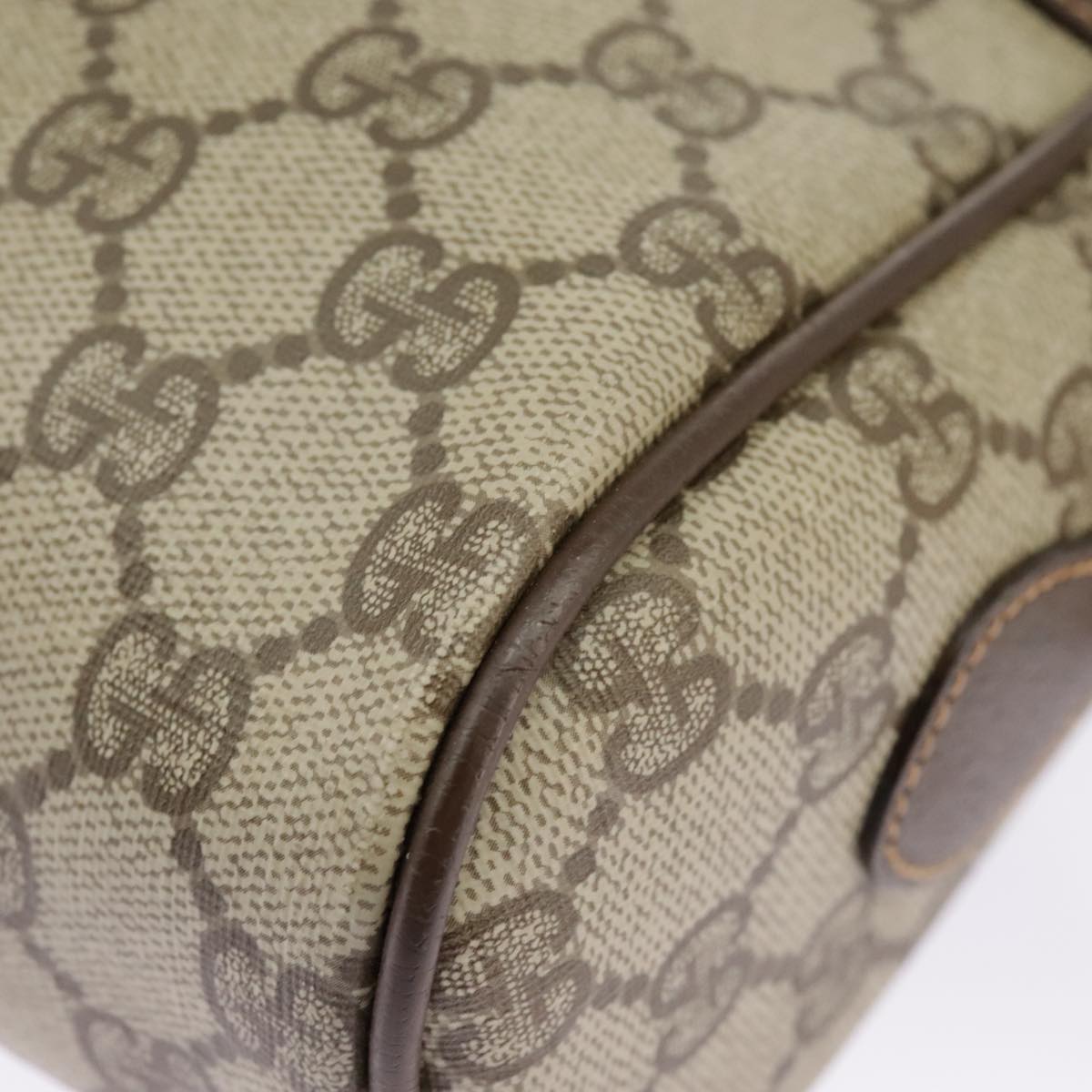 GUCCI GG Supreme Web Sherry Line Shoulder Bag PVC Beige 56 02 088 ki5034