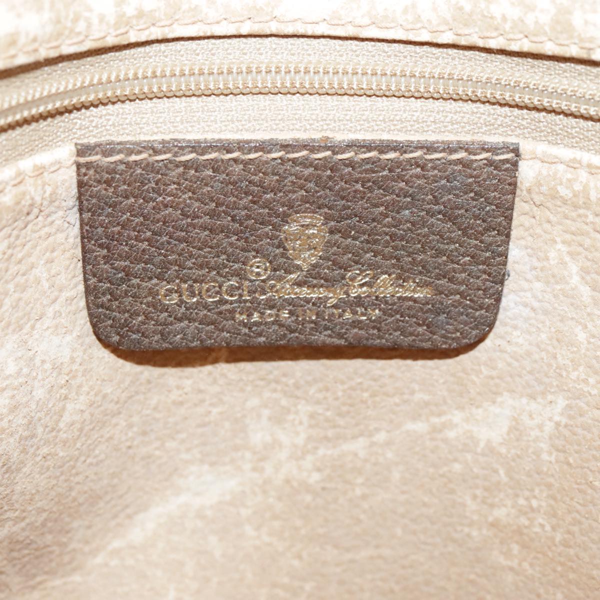 GUCCI GG Supreme Web Sherry Line Shoulder Bag PVC Beige 56 02 088 ki5034