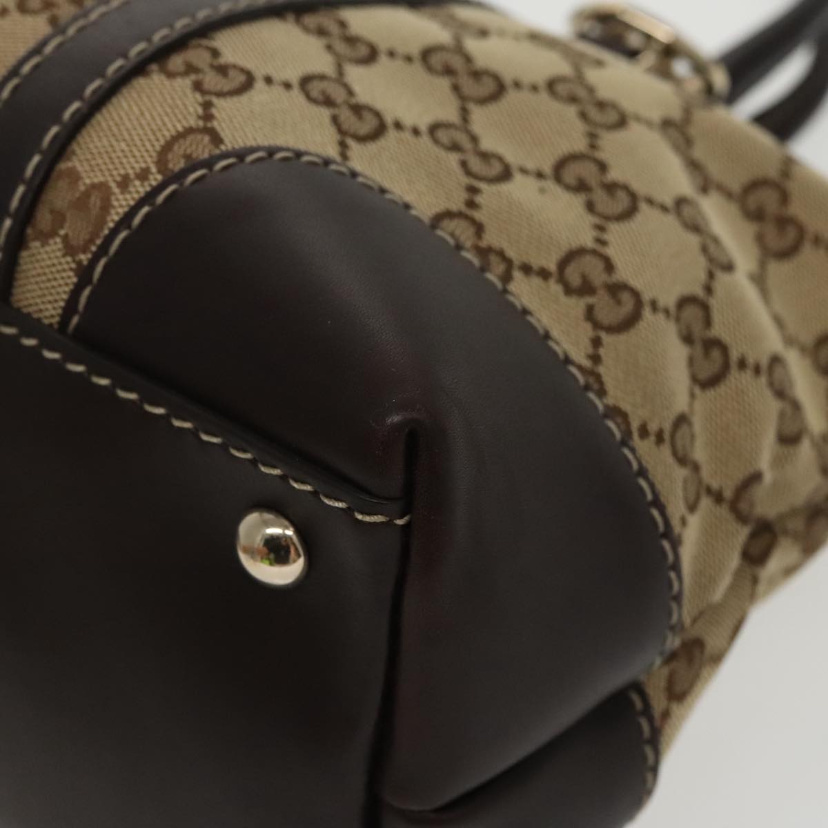 GUCCI GG Canvas Lovely Tote Bag Beige Gold 257069 ki5044