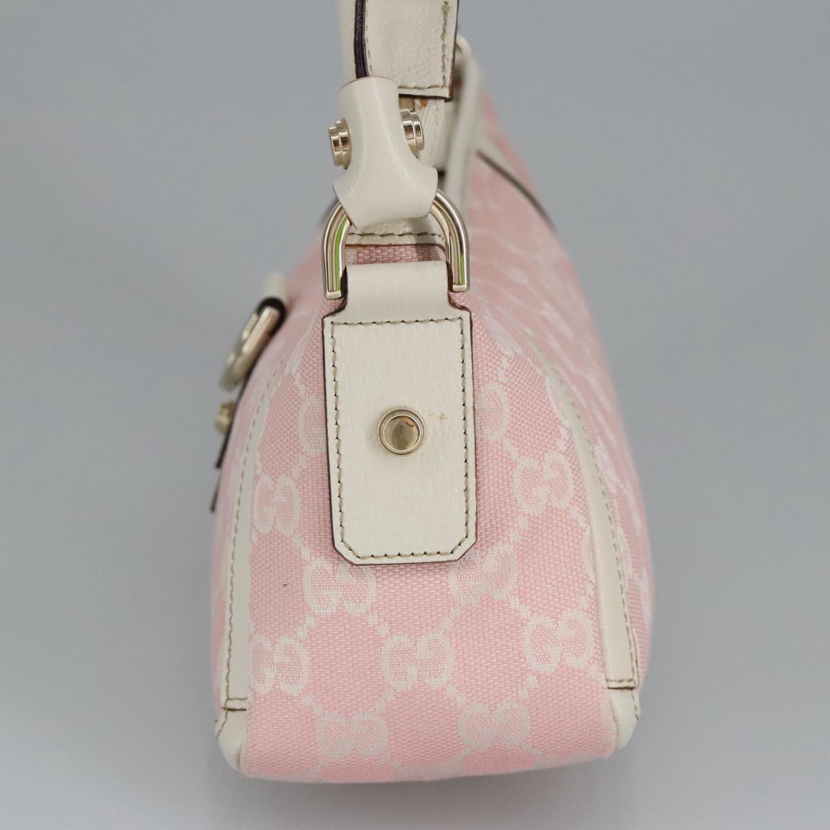 GUCCI GG Canvas Shoulder Bag Pink 130939 ki5065