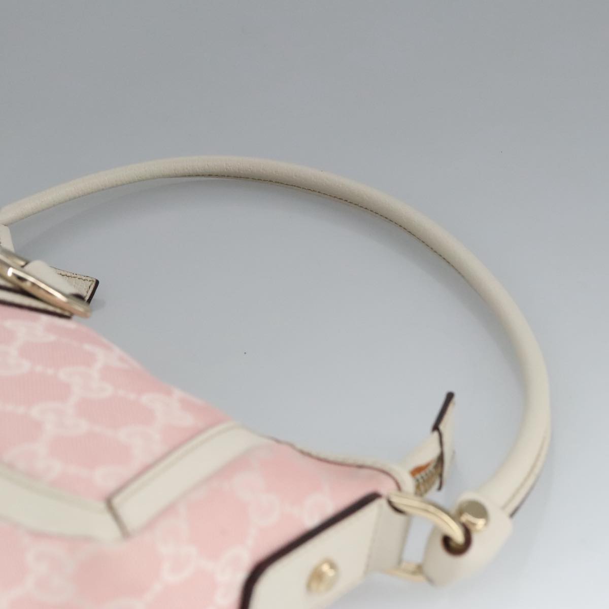 GUCCI GG Canvas Shoulder Bag Pink 130939 ki5065