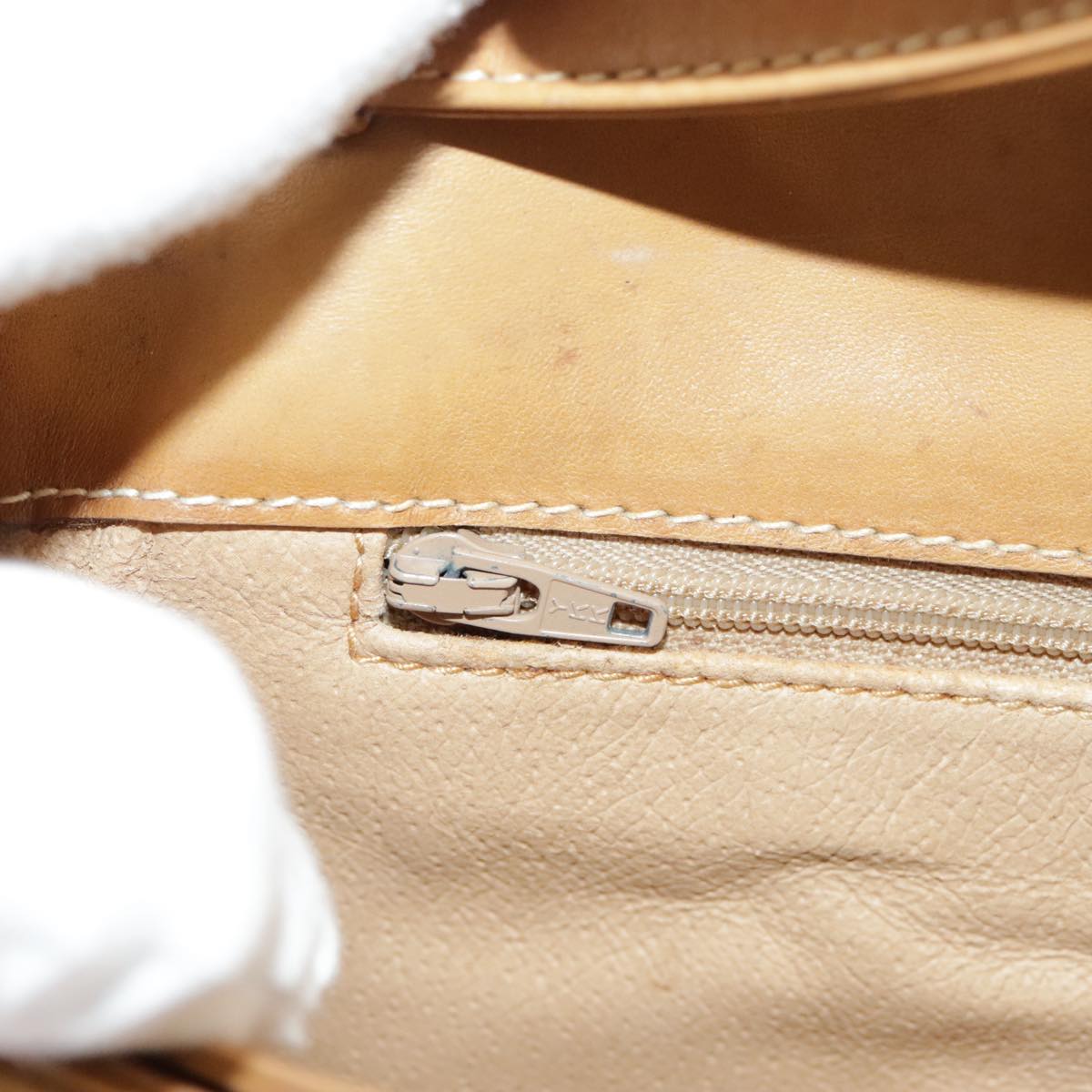 GUCCI Micro GG Supreme Shoulder Bag PVC Beige Gold 004 106 0024 ki5097