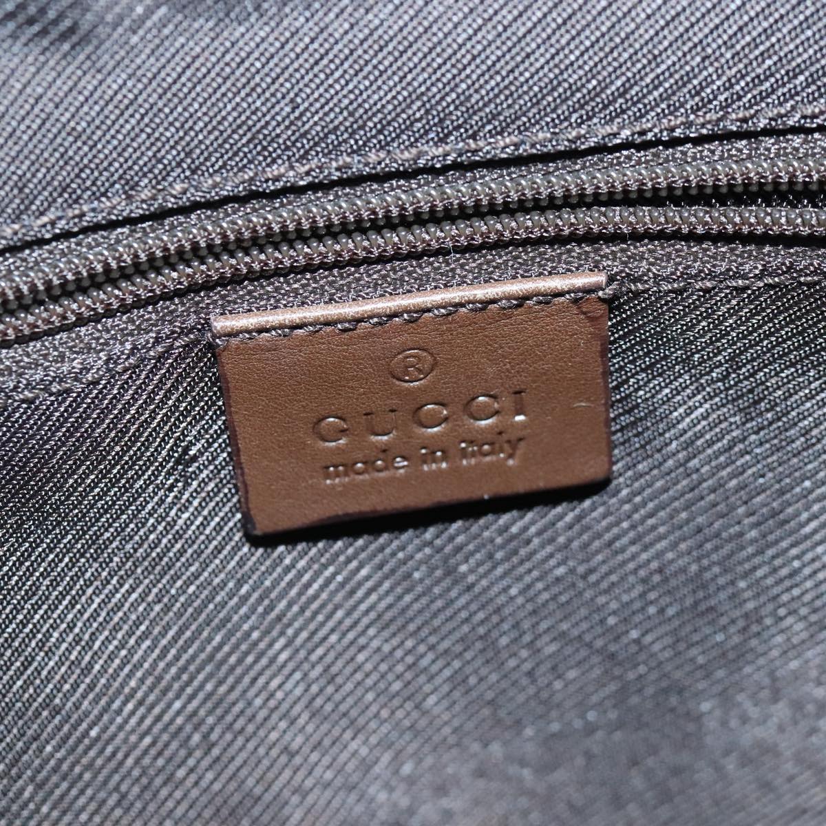 GUCCI GG Canvas Shoulder Bag Beige ki5120