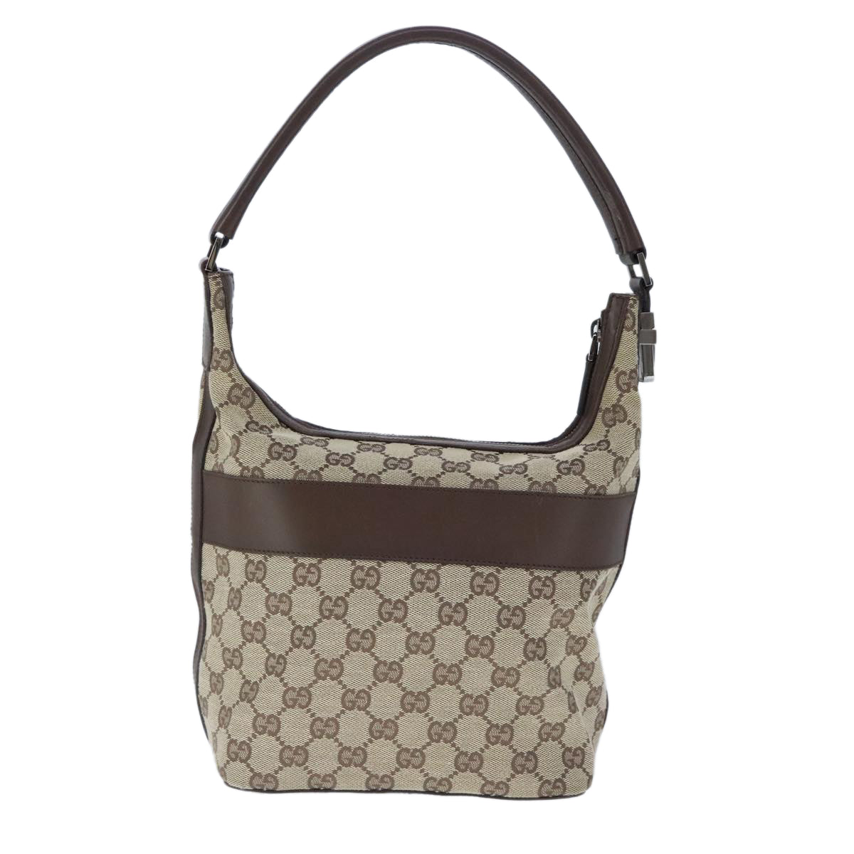 GUCCI GG Canvas Shoulder Bag Beige ki5120