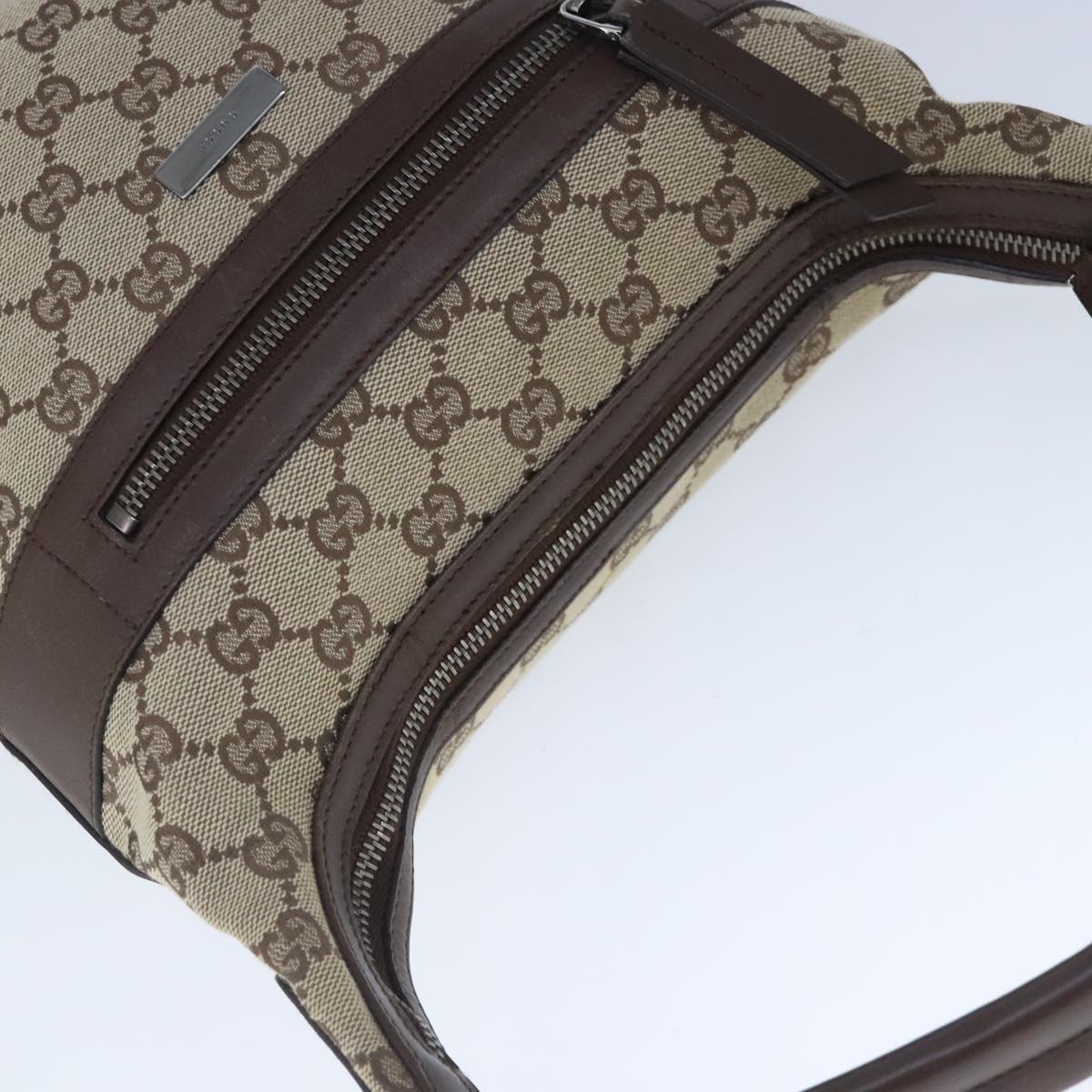 GUCCI GG Canvas Shoulder Bag Beige ki5120