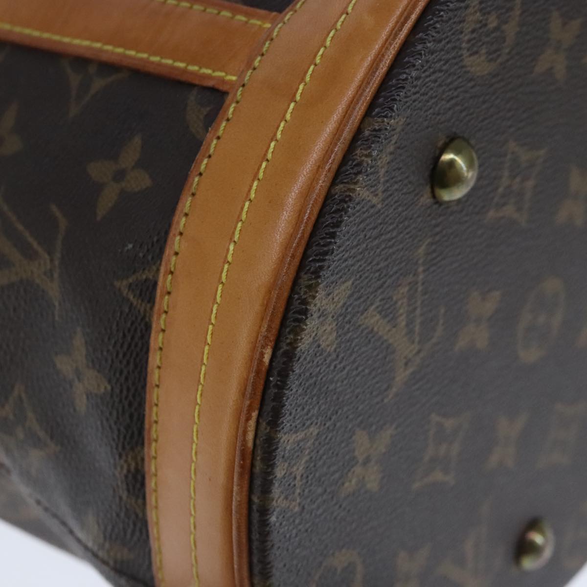 LOUIS VUITTON Monogram Bucket GM Shoulder Bag M42236 LV ki5262