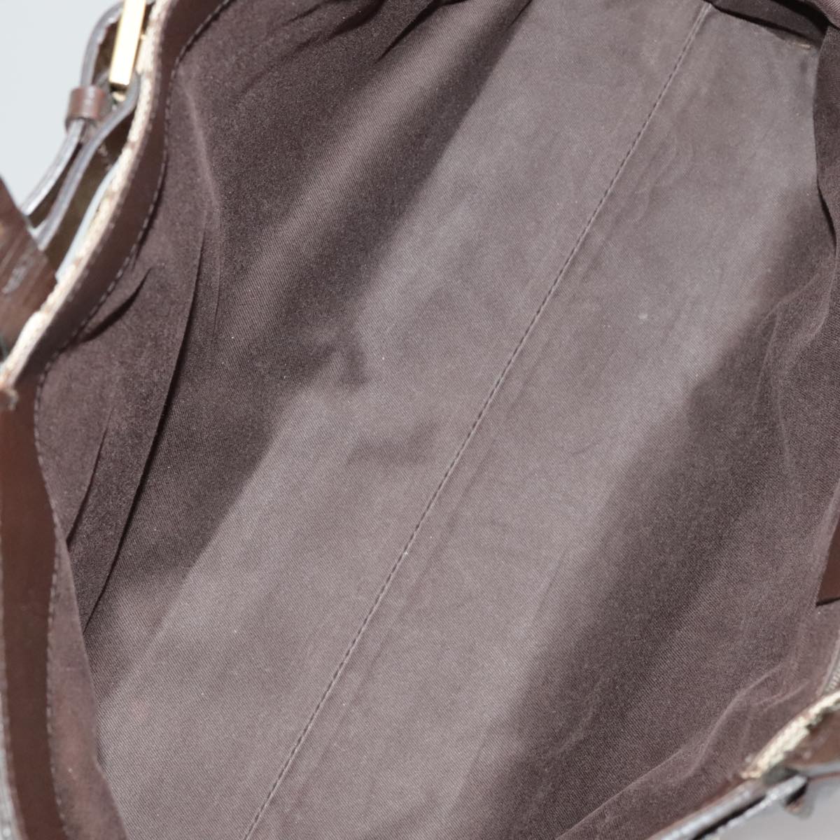 GUCCI GG Canvas Tote Bag Beige Brown Gold 106251 kk371