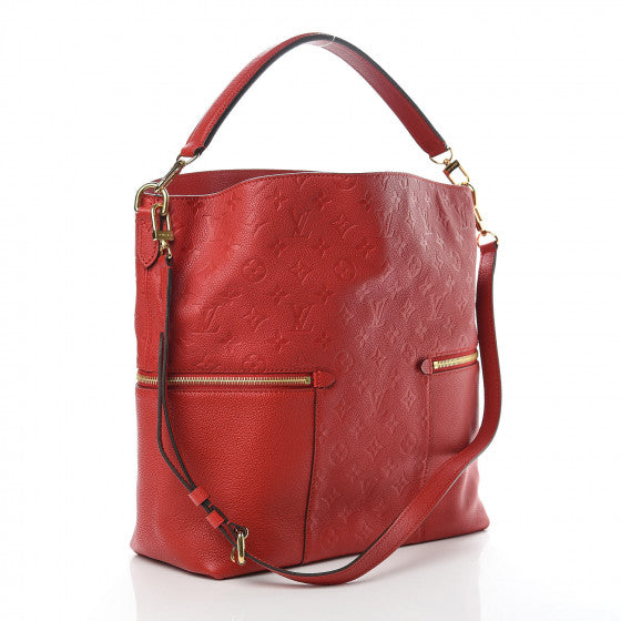 Louis Vuitton Monogram Empreinte Mélie Bag-Cherry