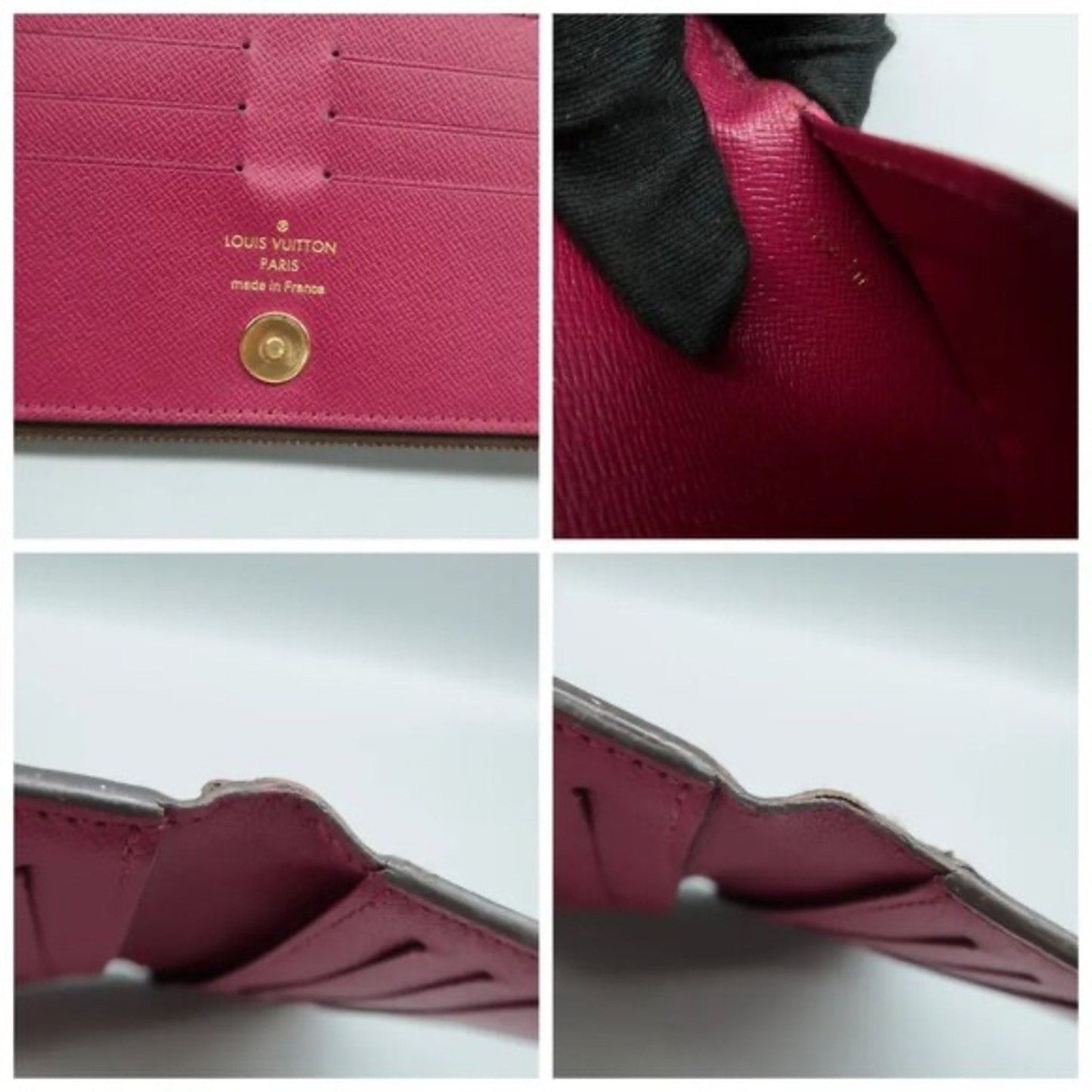 Louis Vuitton Adèle Brown Canvas Wallet