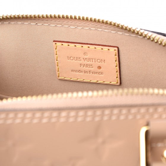 Louis Vuitton Alma Vernis BB Dune Bag