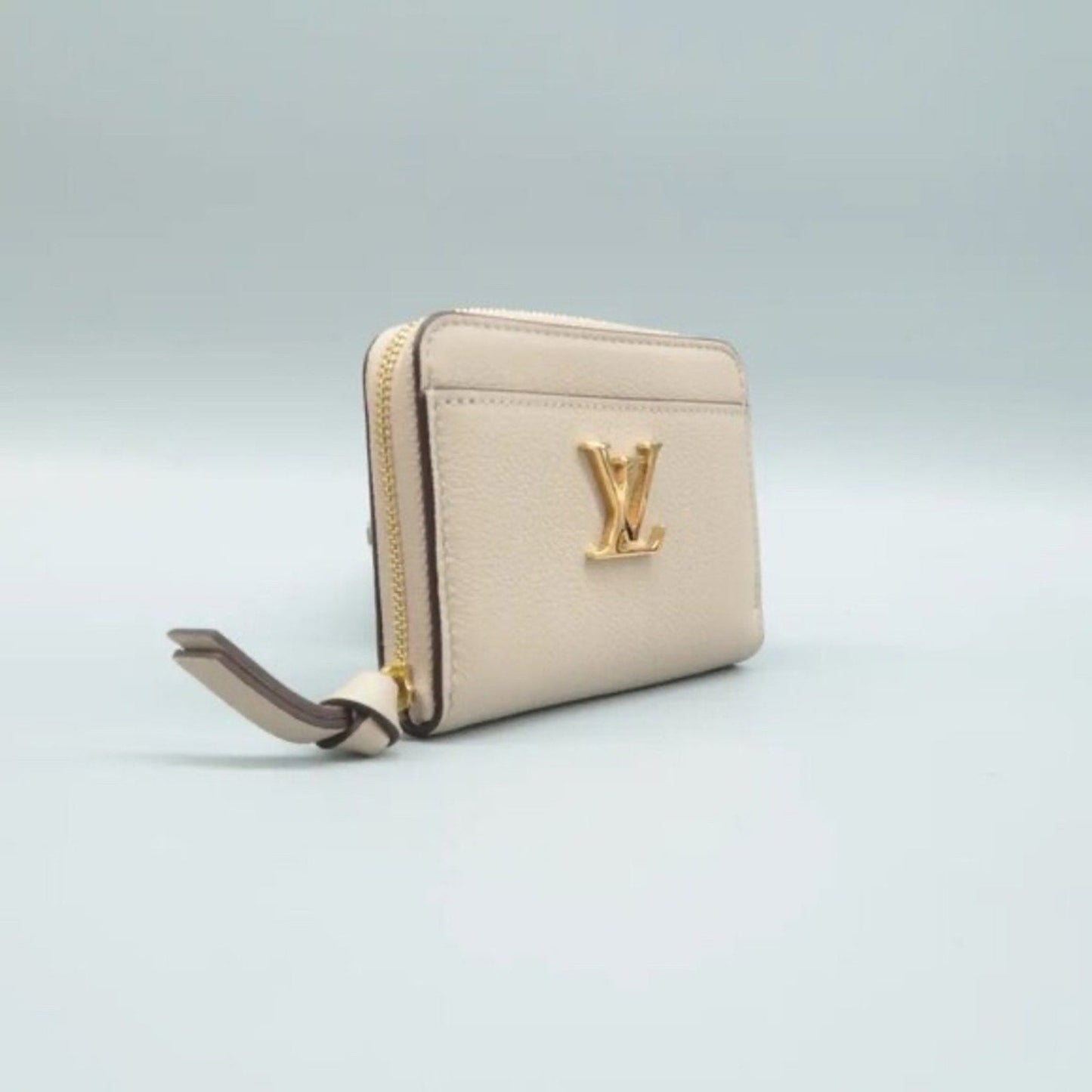 Louis Vuitton Beige Leather Wallet