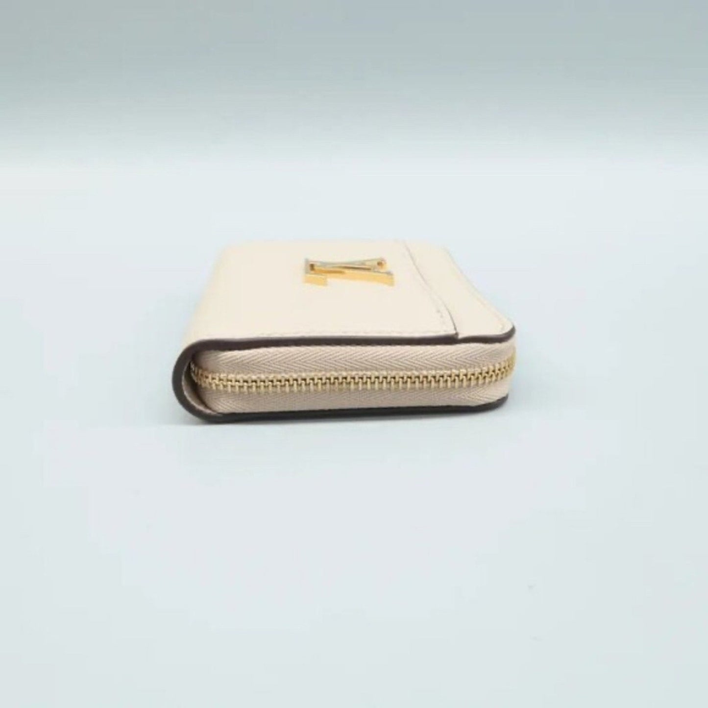 Louis Vuitton Beige Leather Wallet