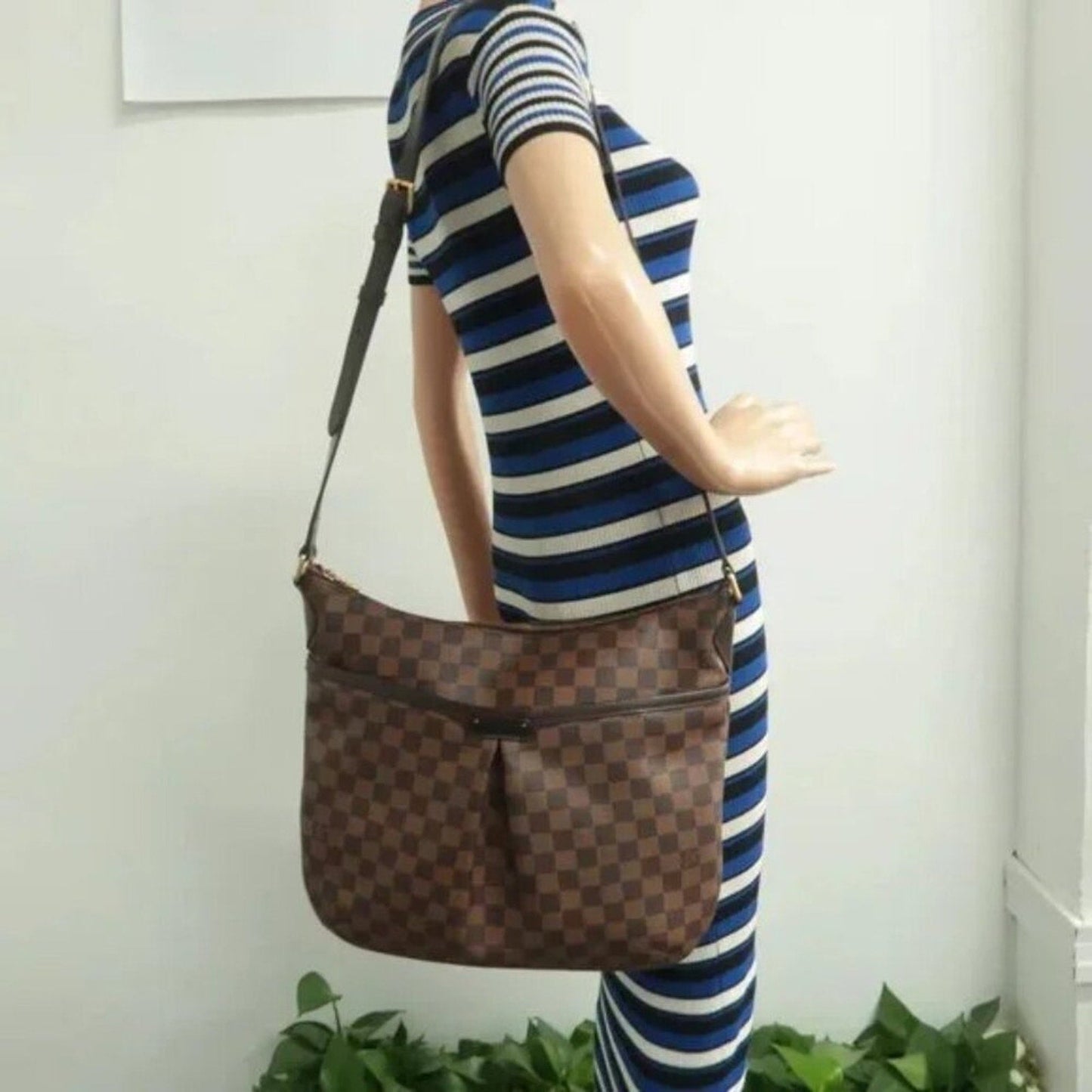 Louis Vuitton Bloomsbury Brown Damier Ebene Canvas Shoulder Bag