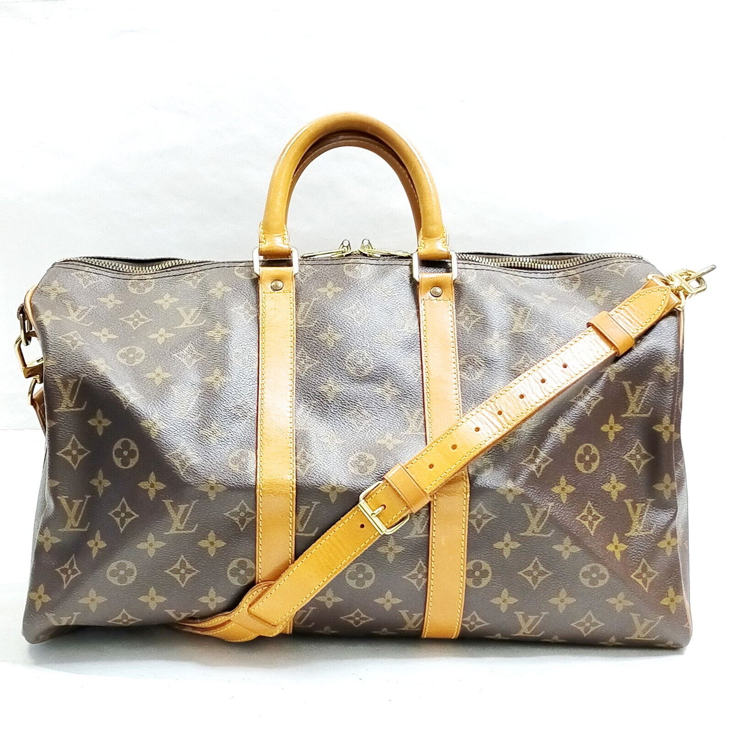 Louis Vuitton Boston Keepall Bandouliere 45 Monogram Bag #MN699