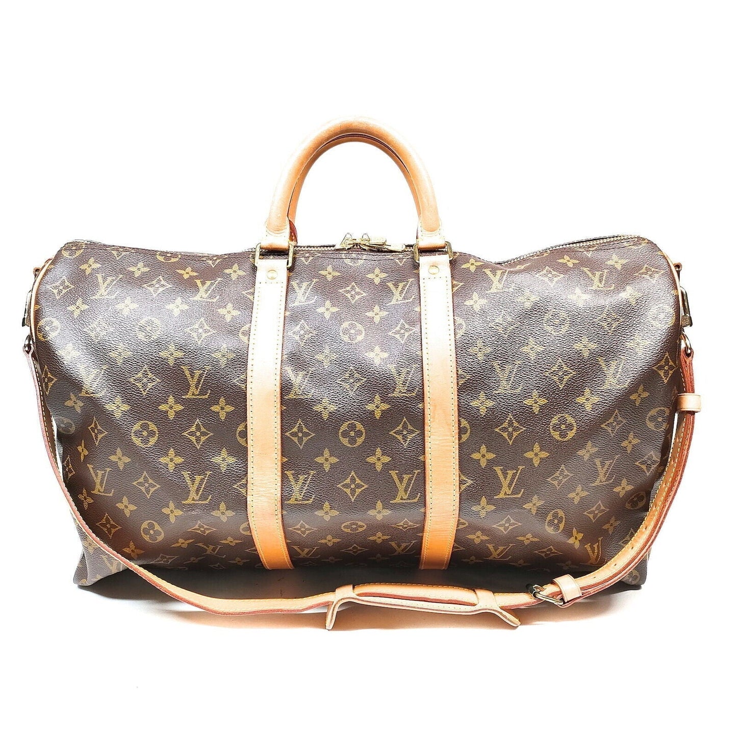 Louis Vuitton Boston Keepall Bandouliere 50 Travel Bag #MNO799