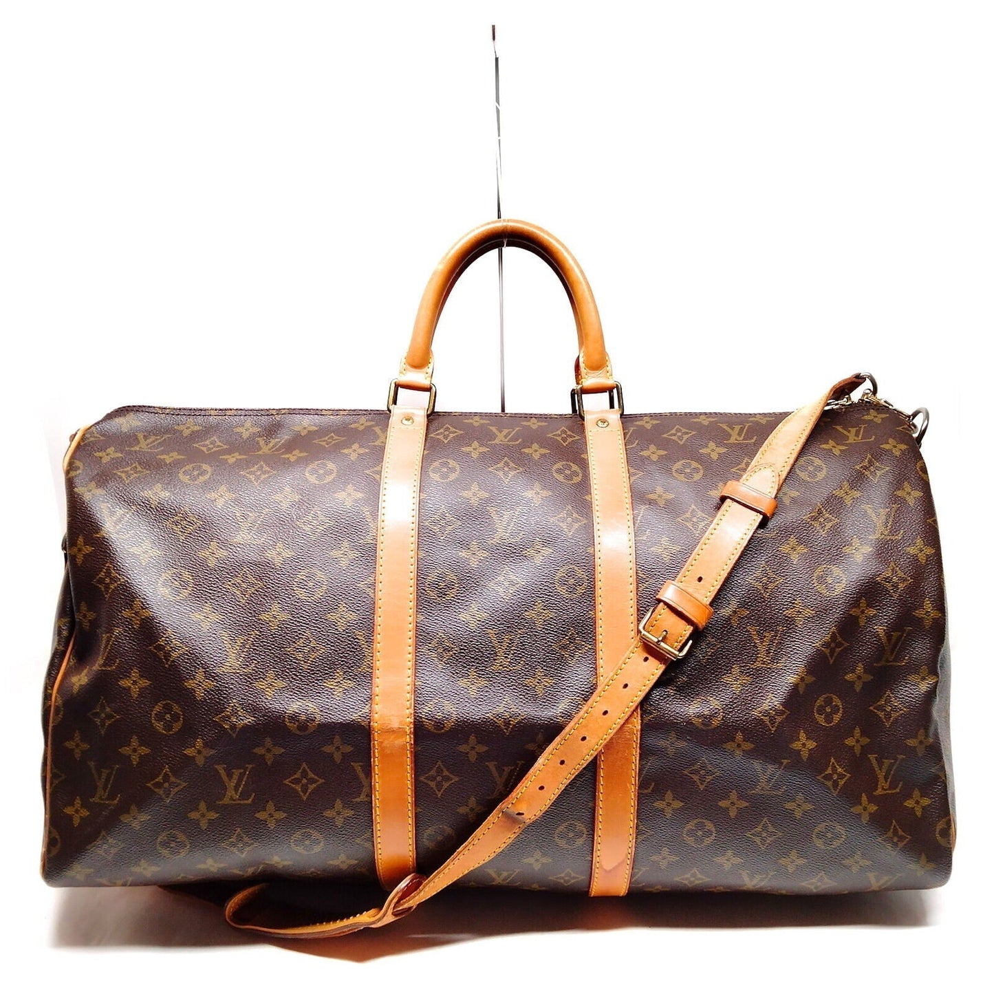 Louis Vuitton Boston Keepall Bandouliere 55 Travel Bag #MNO699