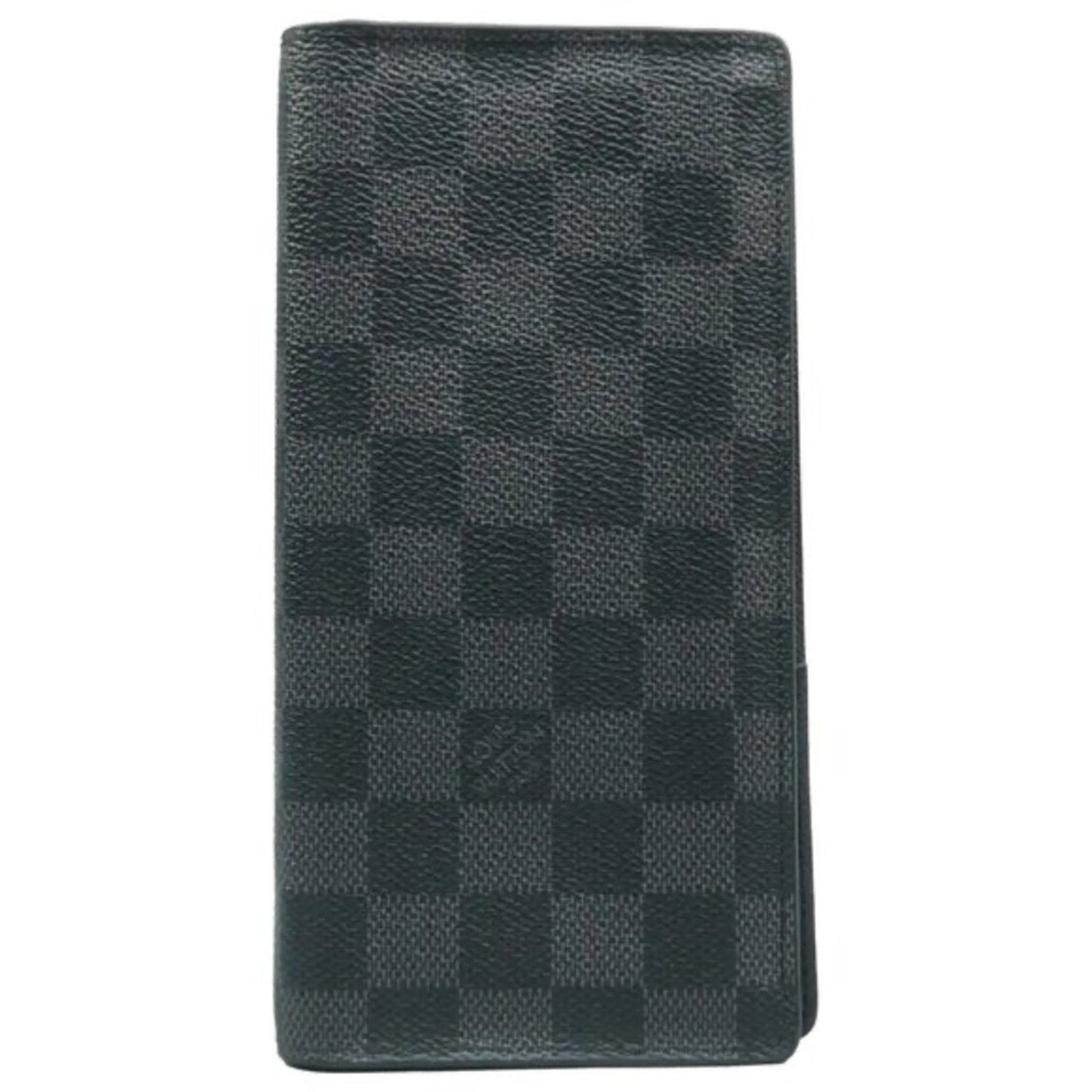 Louis Vuitton Brazza Black Damier Graphite Canvas Wallet