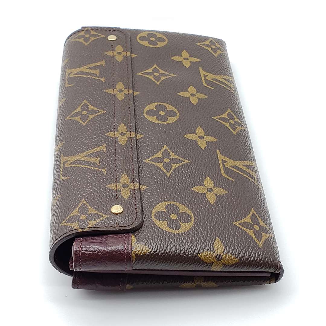 Louis Vuitton Brown Monogram Long Wallet