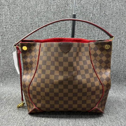 Louis Vuitton Caissa Brown Damier Ebene Canvas Shoulder Bag