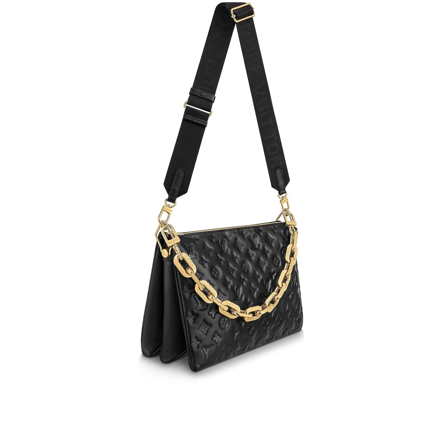 Louis Vuitton Monogram Coussin MM Black