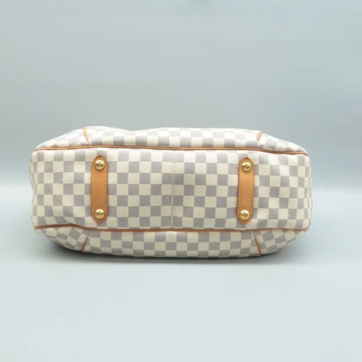 Louis Vuitton Galliera GM White Damier Azur Canvas Shoulder Bag