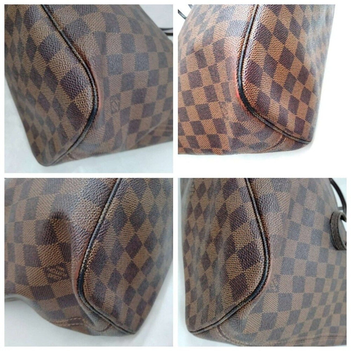 Louis Vuitton Neverfull MM Brown Damier Tote Bag