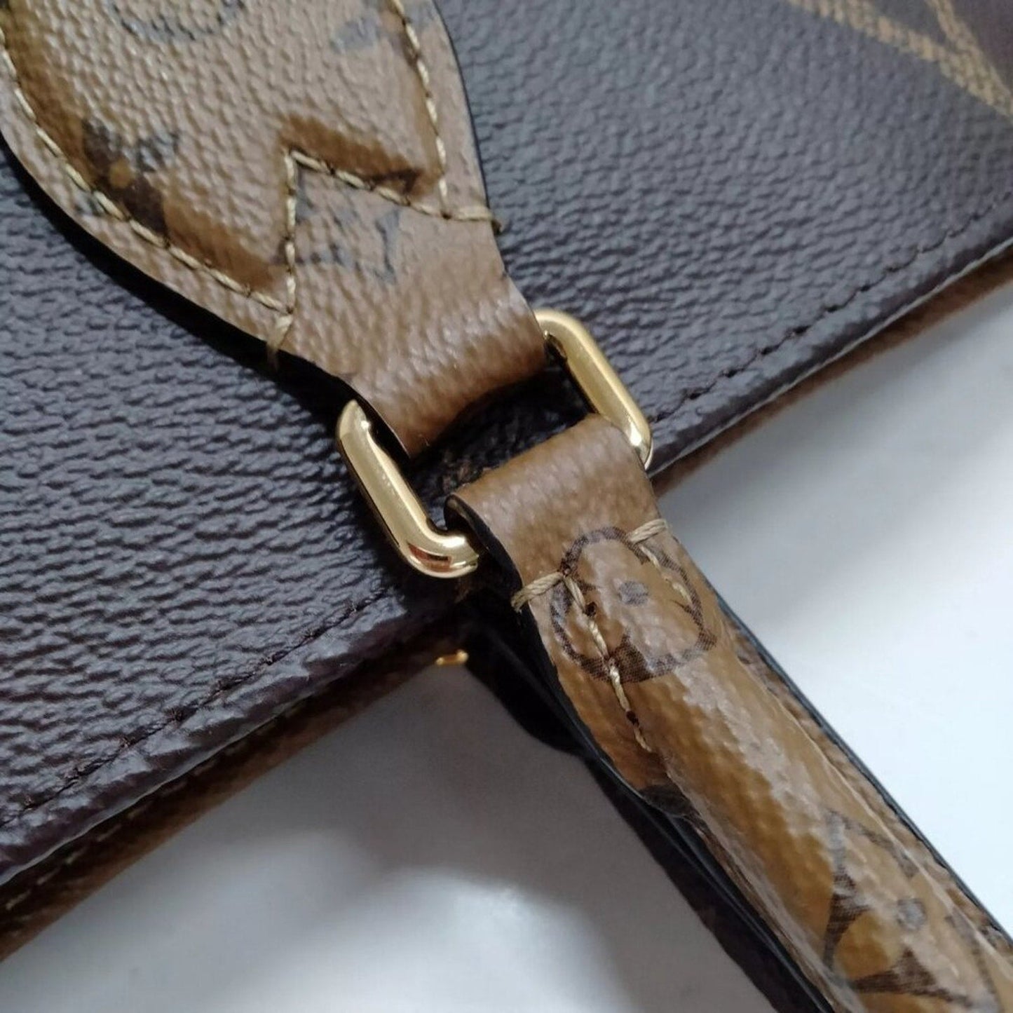 Louis Vuitton  On the Go GM Brown Monogram Giant Tote Bag