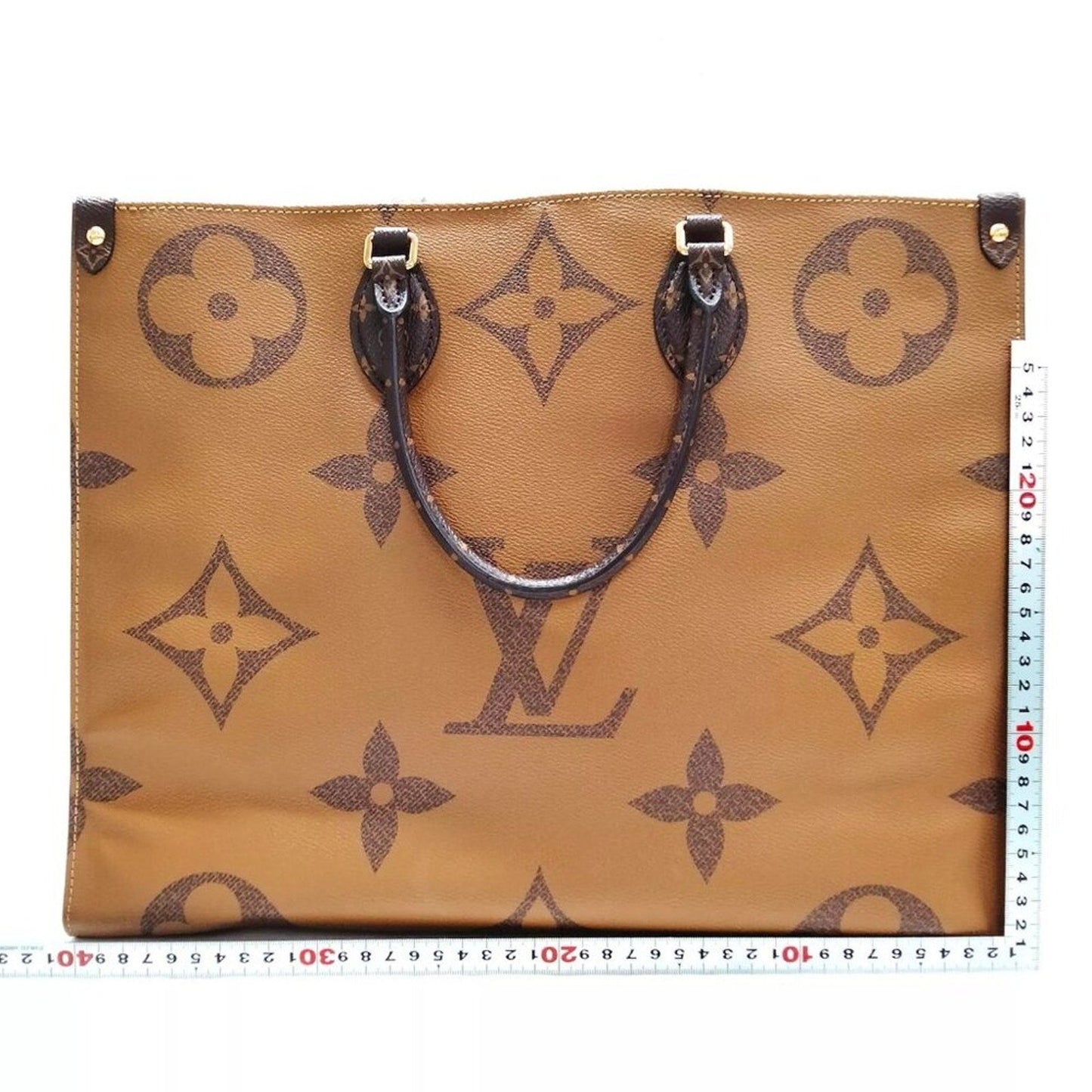 Louis Vuitton  On the Go GM Brown Monogram Giant Tote Bag