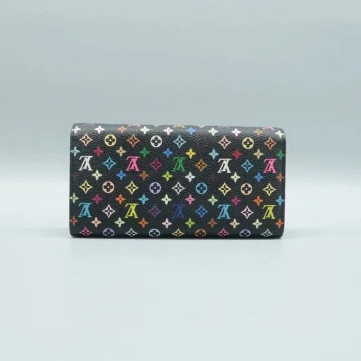Louis Vuitton Sarah Black&Multicolor Canvas Wallet
