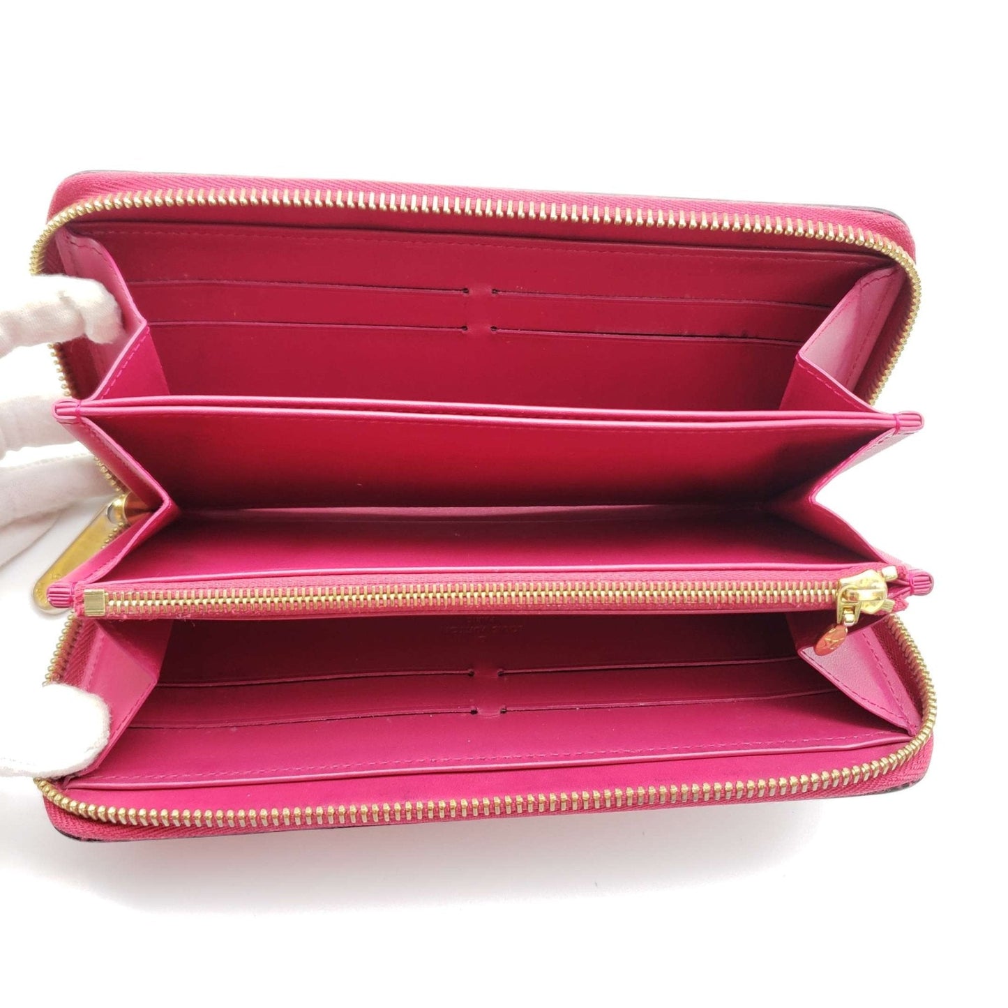 Louis Vuitton Vernis Enamel Leather Zippy Wallet