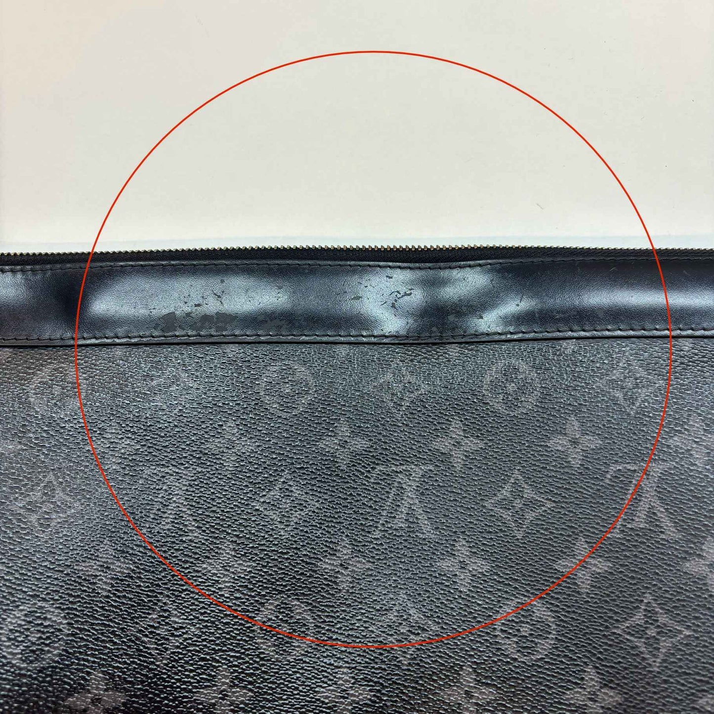 Men's Pochette Discovery Monogram Eclipse Pouch Black