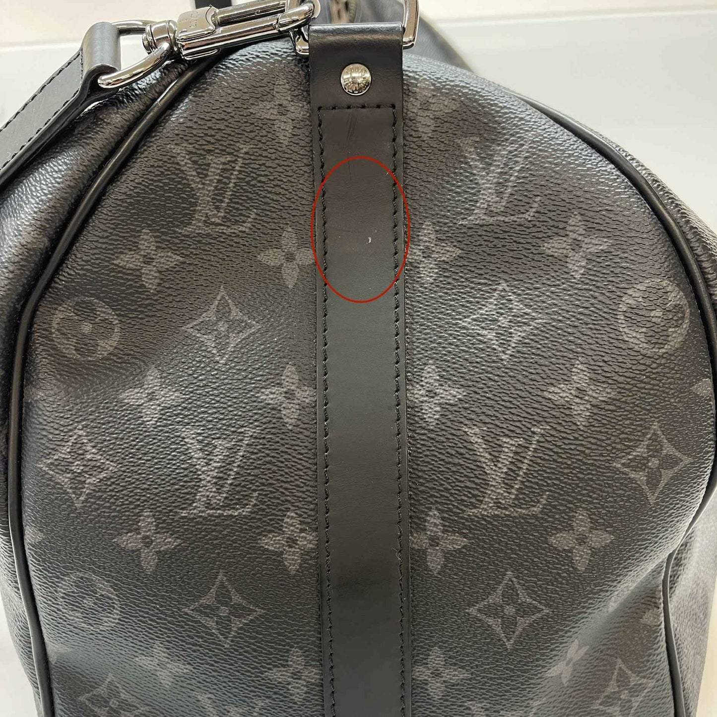 Men's Keepall 45 Monogram Eclipse Bag Black