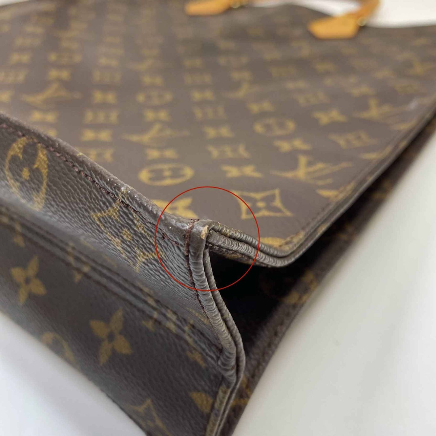 Men's Sac Plat Tote Bag Brown