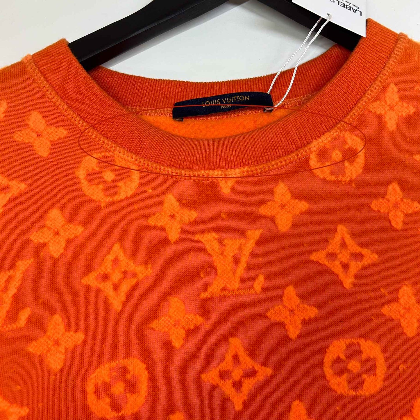 Men's Monogram Jumper Orange Size XS