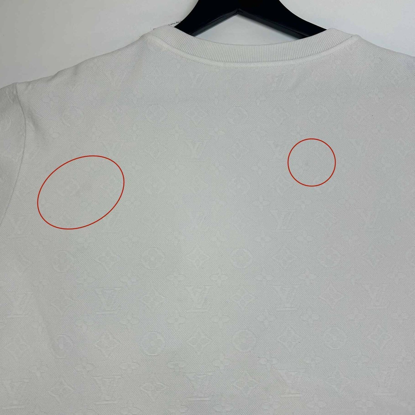 Men's Monogram 3D Pocket Short Sleeve Shirt White Size XL