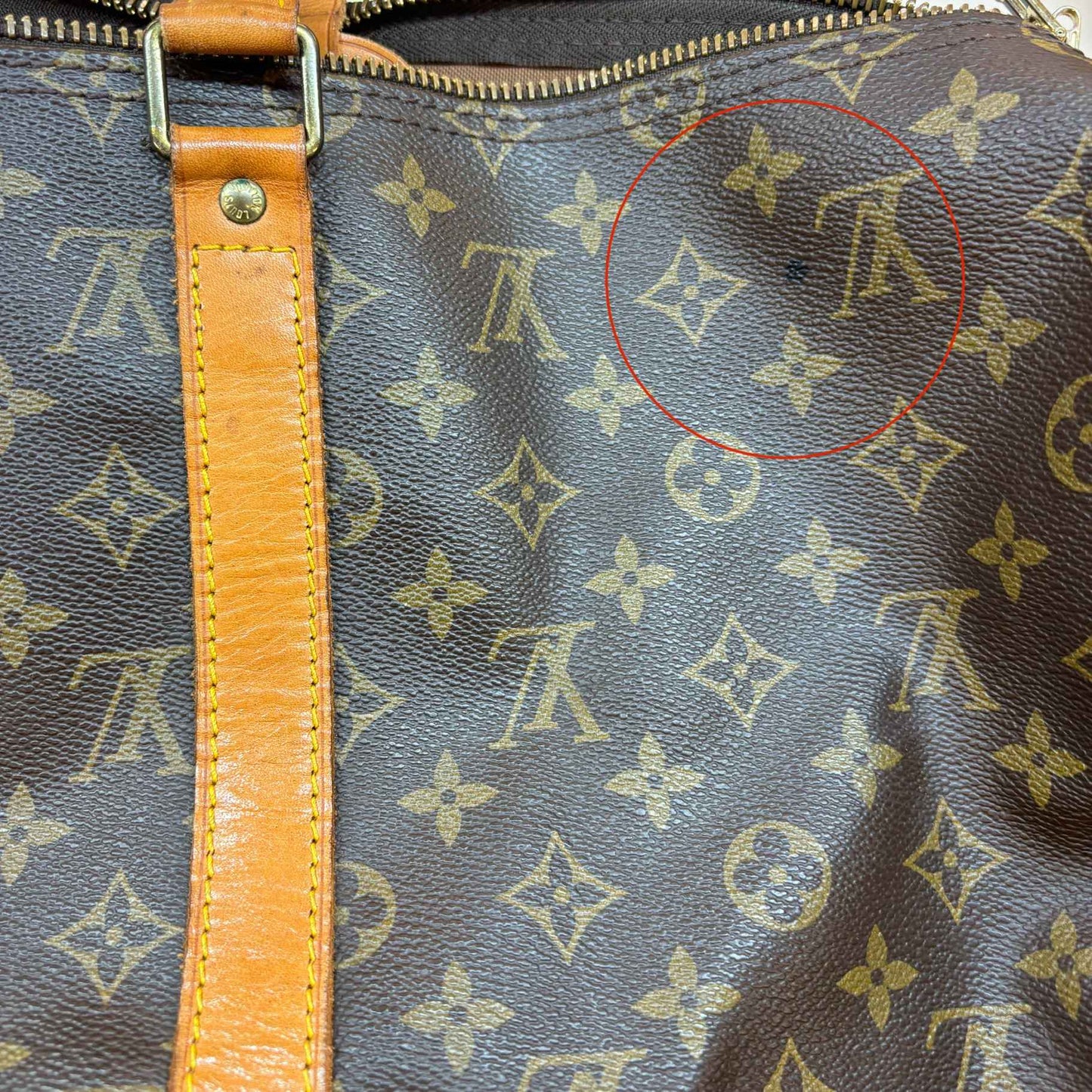 Men's Keepall 50 Monogram Vintage Bag Brown