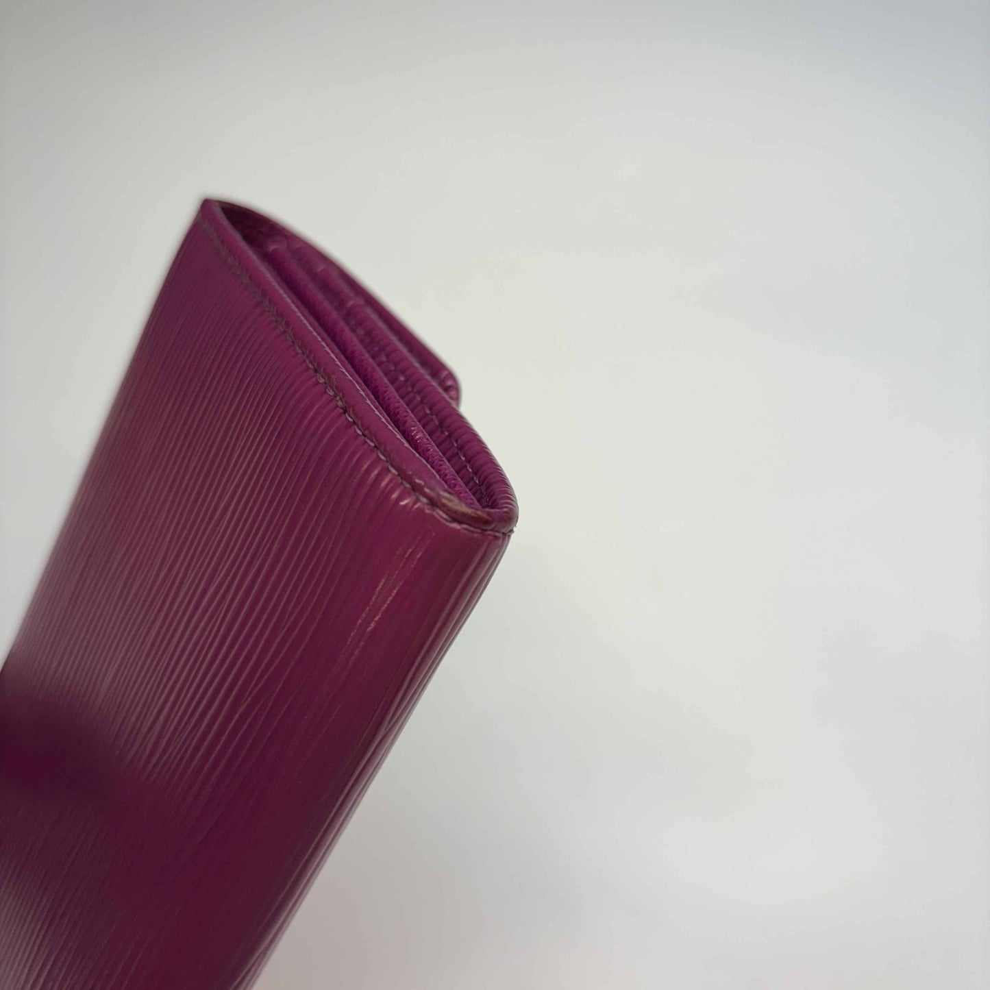 Women's Epi Leather Sarah Wallet Pink