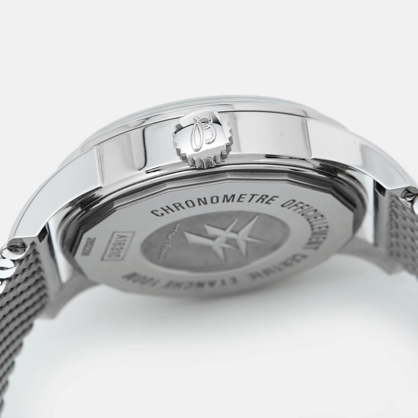 BREITLING Silver Stainless Steel Transocean A1631012/G781 Men's Wristwatch 38 mm