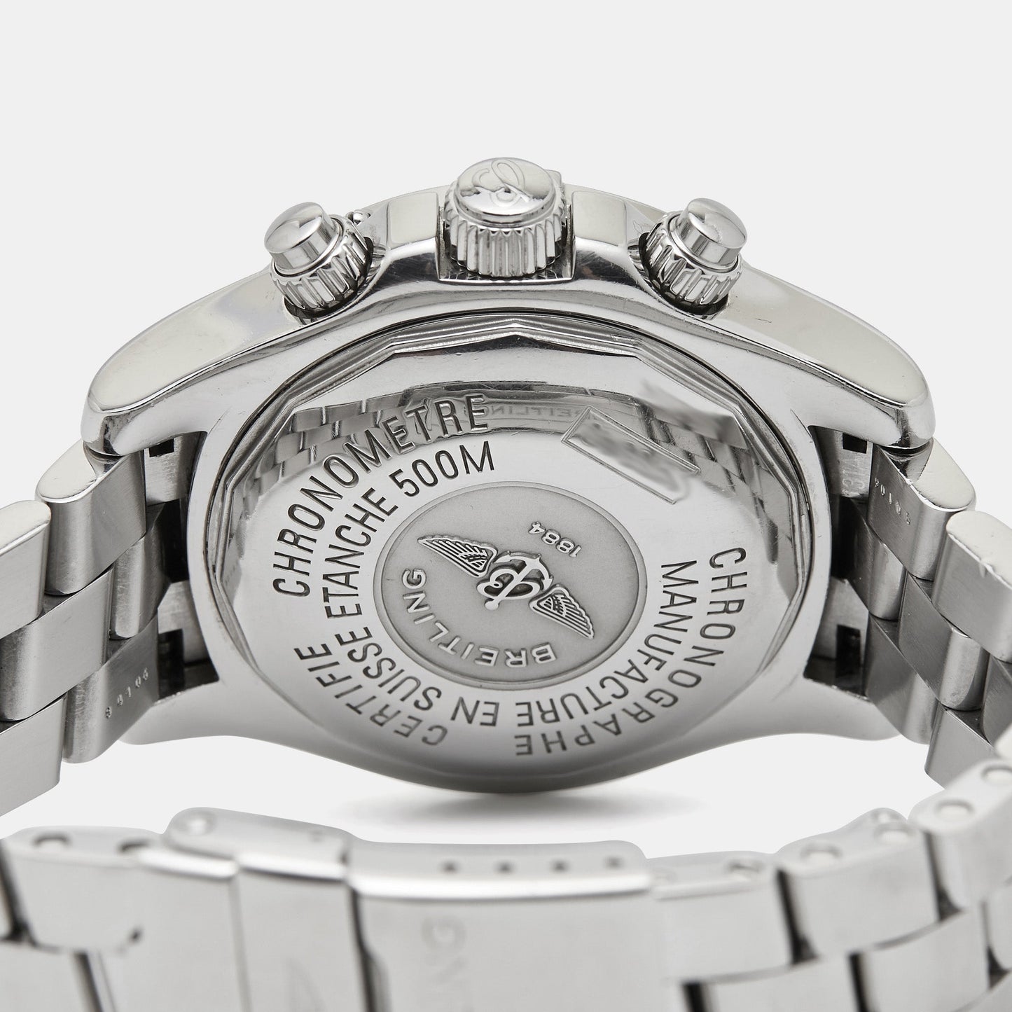 BREITLING Silver Stainless Steel SuperOcean A13340 Men's Wristwatch 42 mm