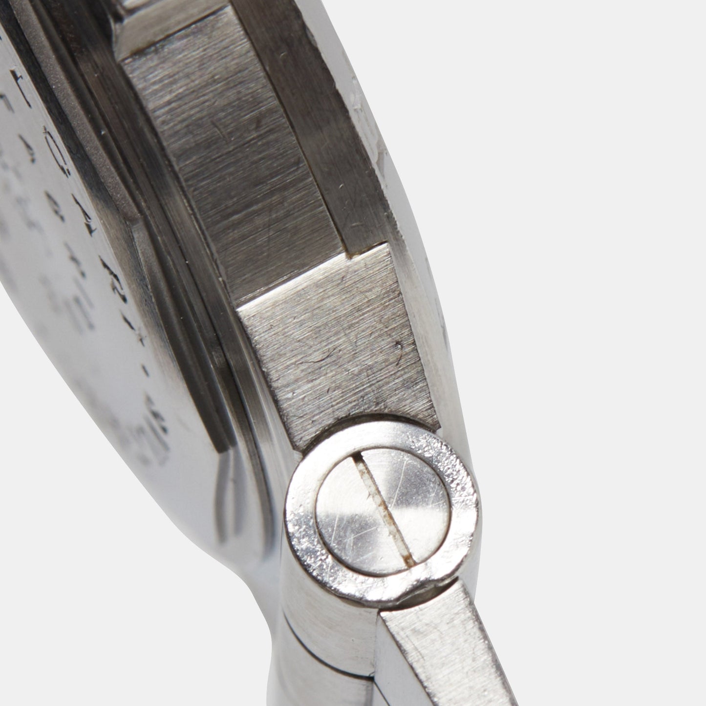 BVLGARI White Stainless Steel Diagono LCV35S Men's Wristwatch 35 mm