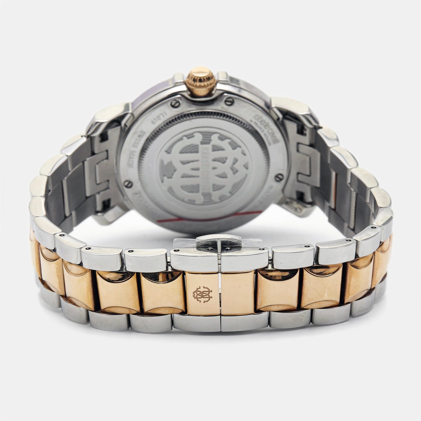 JUST CAVALLI by Franck Muller Silver Two Tone Stainless Steel 1L019 Women's Wristwatch 36 mm