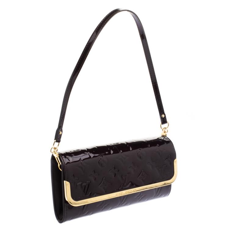 Louis Vuitton Amarante Monogram Vernis Rossmore MM Clutch
