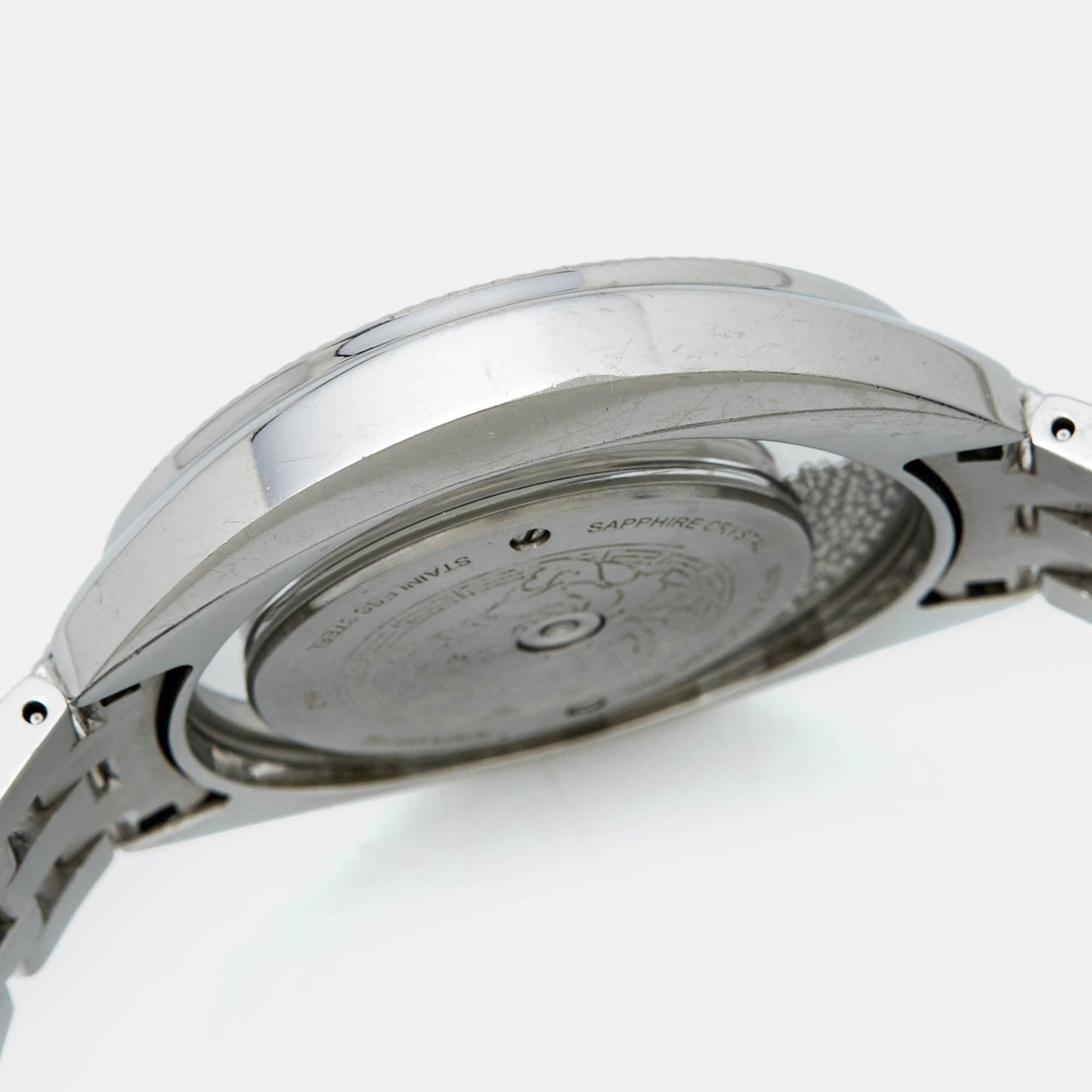 VERSACE White Stainless Steel Destiny Spirit 86Q99D002-S099 Women's Wristwatch 39 mm