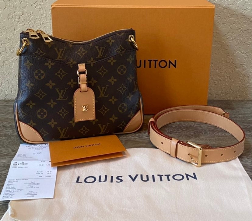 LV OdÃƒÂ©on PM Monogram Canvas Natural For Fall-Winter,  Shoulder And CrossBody Bags 11in/28cm LV M45354