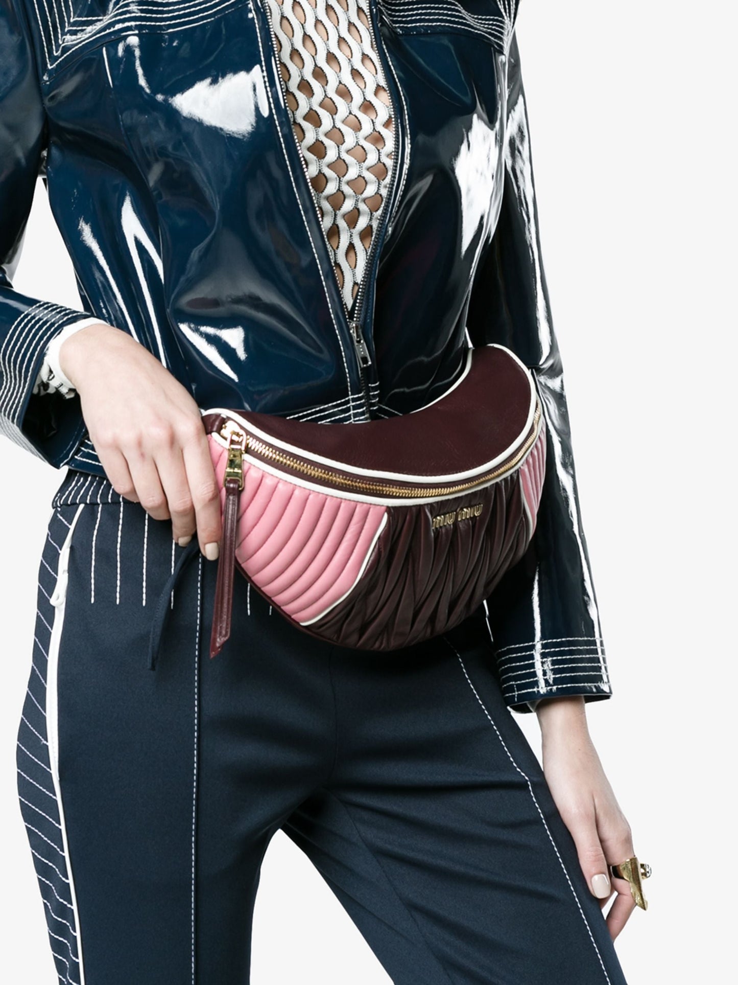 MIU MIU Quilted Fanny Bag
