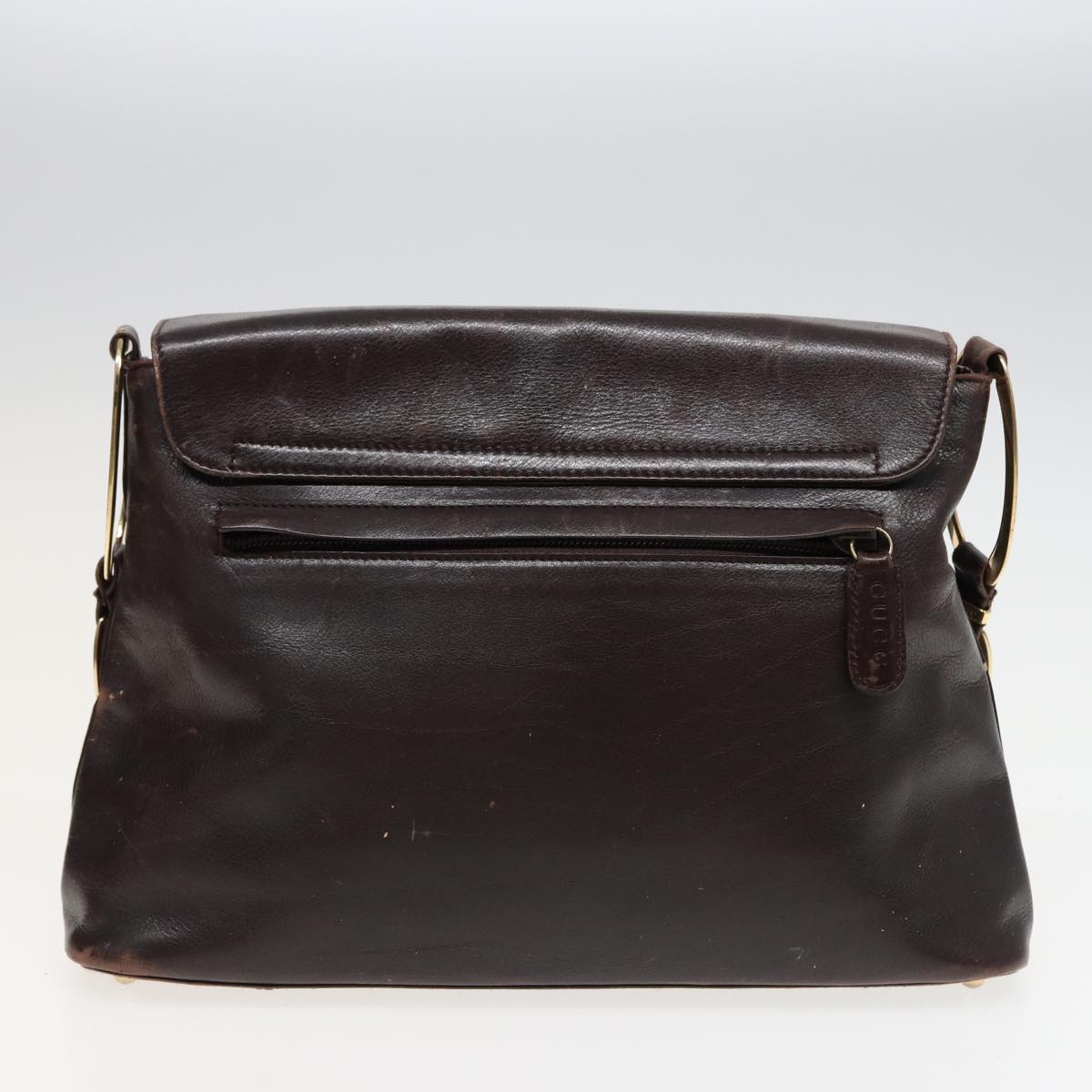 GUCCI Shoulder Bag Leather 3Set Black Brown mr141