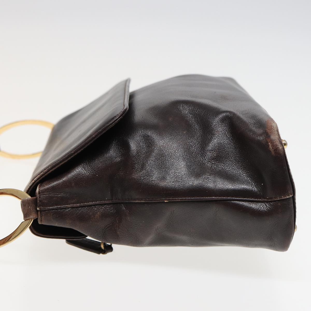 GUCCI Shoulder Bag Leather 3Set Black Brown mr141