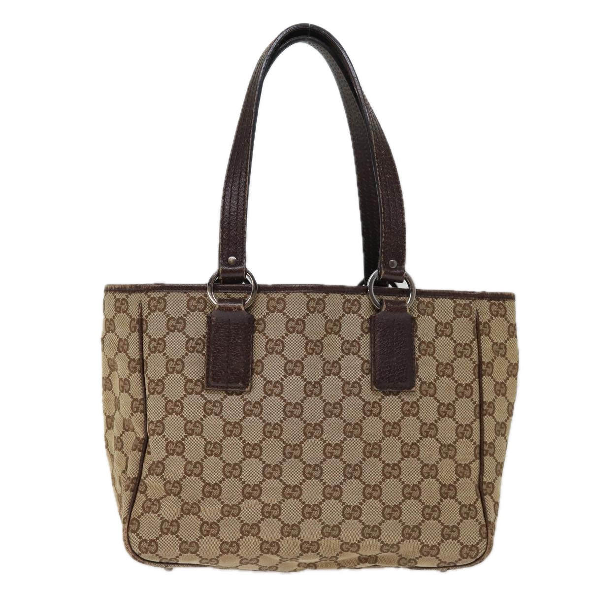 GUCCI GG Canvas Hand Bag Beige 113019 mr161
