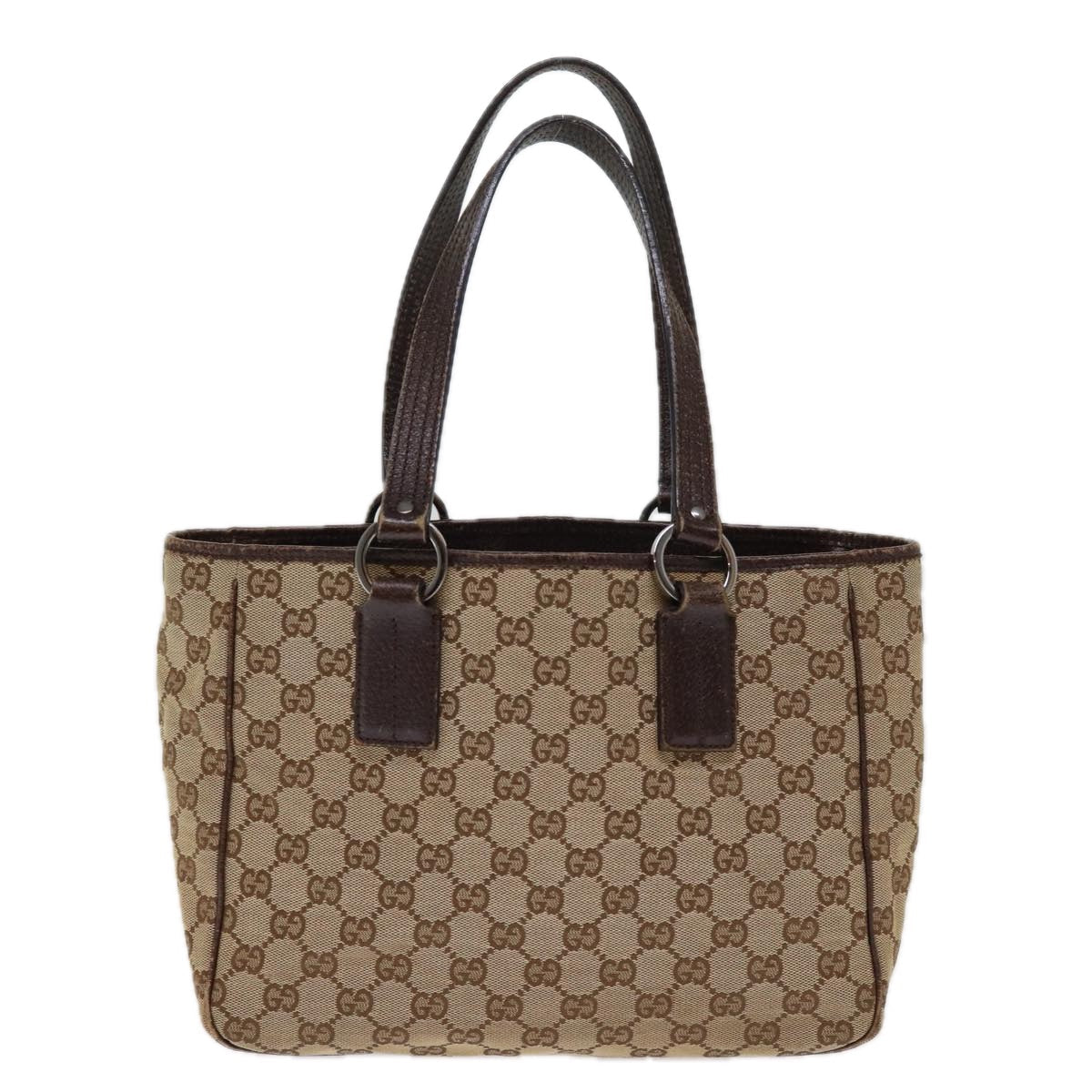 GUCCI GG Canvas Hand Bag Beige 113019 mr161