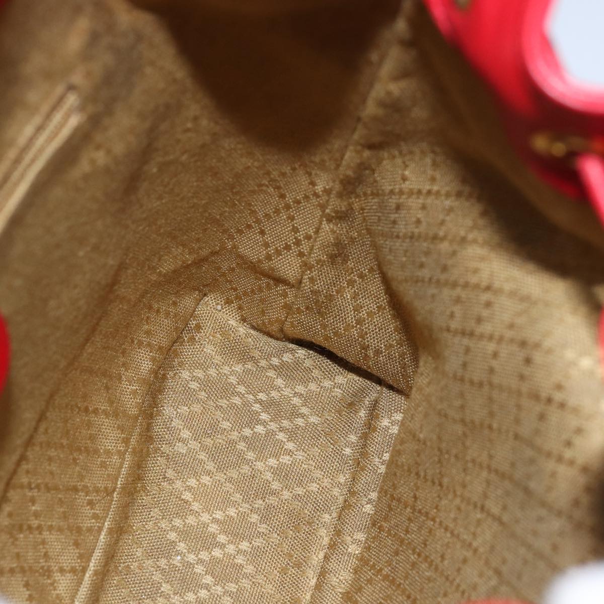GUCCI Bamboo Backpack Leather Red 003 2852 0030 0 mr165